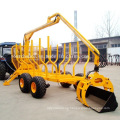 New Product Zm8006 8tons ATV Forest Log Trailer with Crane for Sale